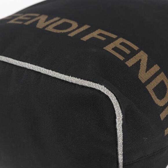 FENDI Hand Bag Nylon Black Auth ep11928